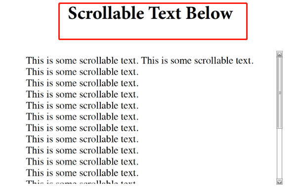 wix scrollable text box